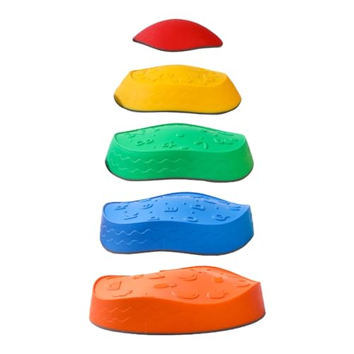 Kids Stepping Stones, Non Slip Balance Toy, Balance Training Toy for Kids, Indoor Outdoor Stepping Toy with Non Slip and Safe Design for Indoor and Outdoor Play (1 Piece) von mivceklw