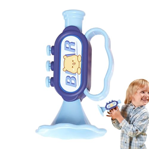 Kids Trumpet, Children Preschool Music Instruments, Early Educational Musical Instruments for Toddler, Trumpet Toy for Birthday, Christmas, Party Gift, 5.43x3.78x3.35 Inches von mivceklw