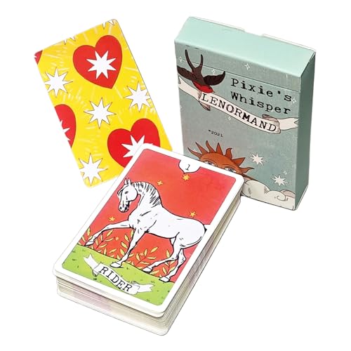 Mivceklw Tarotkarten-Set, Spirituelle Führung, Wahrsagungskarten, Premium-Design, vibrierend, zum Lesen zu Hause, Partytreffen, Reisen, Spaß in der Fam Mivceklw Tarotkarten-Set, Spirituelle Führung, Wahrsagungskarten, Premium-Design, vibrierend, zum Lesen zu Hause, Partytreffen, Reisen, Spaß in der Fam von mivceklw