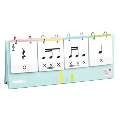 Musikrhythmuskarten Für Kinder, Klavierfliesen-Lernkarten, Klaviermusik-Trainingskarten, Musikkarten-Lernwerkzeuge 45 X 15 X 7 cm / 17,72 X 5,91 X 2,76 Zoll Für Kinder (1 Stück) von mivceklw