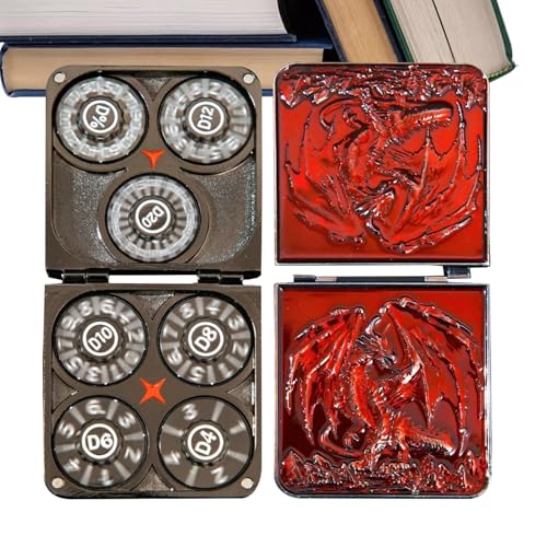 Pocket Dragons Dice Set - Metal Cosplay -Spielzeug mit Magnetspeicherbox für Wochenendspaß | Gewichtete Spiele Würfel mit Kreativstil Party -Rollenspiel spielen Sammlerstück für Erwachsene Familienrei Pocket Dragons Dice Set - Metal Cosplay -Spielzeug mit Magnetspeicherbox für Wochenendspaß | Gewichtete Spiele Würfel mit Kreativstil Party -Rollenspiel spielen Sammlerstück für Erwachsene Familienrei von mivceklw