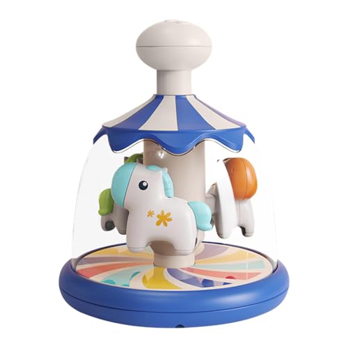 Spin Toy Kids, Portable Press and Spin, Lightweight Carousel Activity Toy, Cause Effect Toys with Bright and Colorful Design for Keeping Kids Entertained at Home (1 Piece) von mivceklw