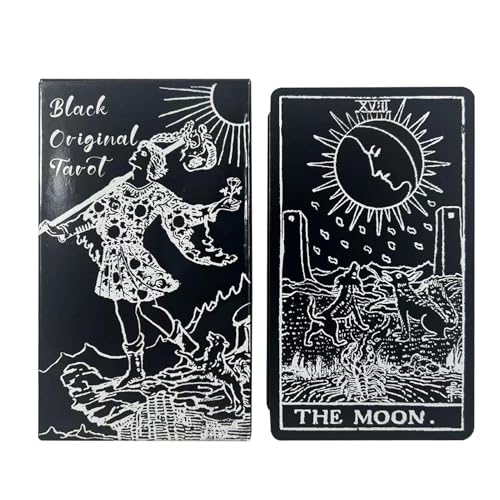 Tarot Gold Black Edition, Tarot Deck Beginner, Original Tarot Cards, Tarot Reading Cards, Tarot Divination Cards, Tarot Cards Set, Tarot Oracle Cards, Tarot Deck With Meanings von mivceklw