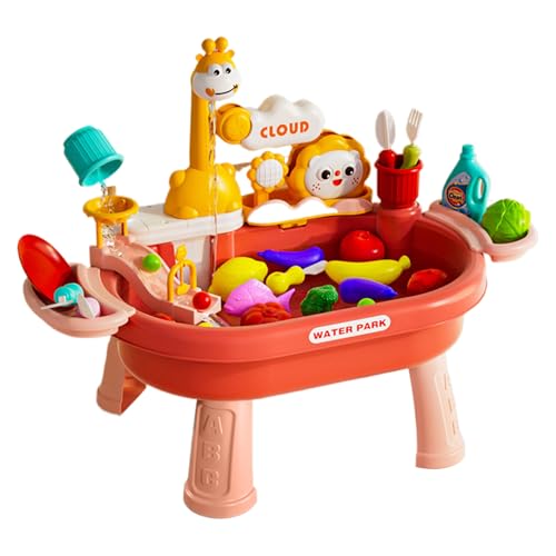 mivceklw Aquatischer Aktivitätstisch für Kleinkinder – Sand- und Wasserspielzeug, Küchenspielzeug zum Selbermachen, für Camping, Garten, Spielplatz, Kindergarten, Patio, mivceklw Aquatischer Aktivitätstisch für Kleinkinder – Sand- und Wasserspielzeug, Küchenspielzeug zum Selbermachen, für Camping, Garten, Spielplatz, Kindergarten, Patio, von mivceklw