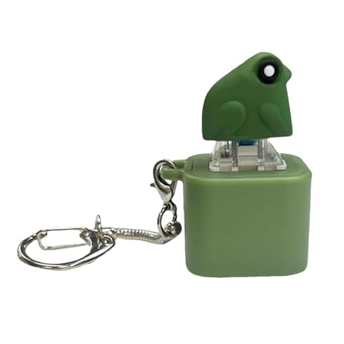 mivceklw Clicking Fidget Toy, Stress Relieving Frog Keychain, Glow and Sound Sensory Feature Kids Adults Offices, Travel Use for School Workplace Classroom Backpack Entertainment mivceklw Clicking Fidget Toy, Stress Relieving Frog Keychain, Glow and Sound Sensory Feature Kids Adults Offices, Travel Use for School Workplace Classroom Backpack Entertainment von mivceklw