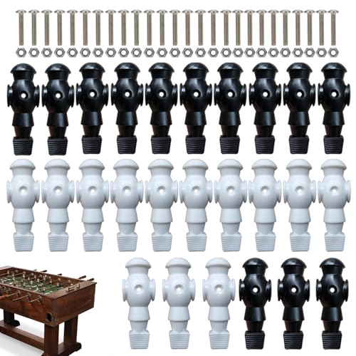 mivceklw Foosball Game Figures, Table Football Men, Foosball Replacement Men, Table Soccer Players with Durable Table Football Men Components for Foosball Machines, Games, and Parts Replacements von mivceklw