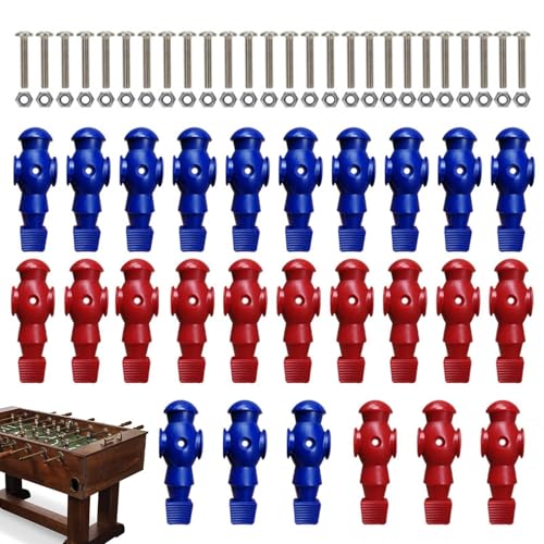 mivceklw Foosball Game Figures, Table Football Men, Foosball Replacement Men, Table Soccer Players with Durable Table Football Men Components for Foosball Machines, Games, and Parts Replacements von mivceklw