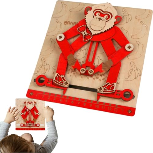 mivceklw Holzpuzzle - Mathematik Lernen 3D AFFE Interaktiv - Mechanisches Kleinkinder Puzzle Holz,Für Aktivitäten Mädchen Ostern Geschenk mivceklw Holzpuzzle - Mathematik Lernen 3D AFFE Interaktiv - Mechanisches Kleinkinder Puzzle Holz,Für Aktivitäten Mädchen Ostern Geschenk von mivceklw