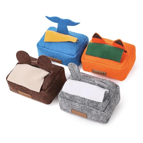 mivceklw Hundespielzeug zum Sniffen, Stoffbox, Schädlingsbekämpfung, mentale Stimulation, Sniffing Treats Toy, Keep Pets Busy Ideal for Digging Instinct for Indoor Playtime, 5.314.332.55 in von mivceklw