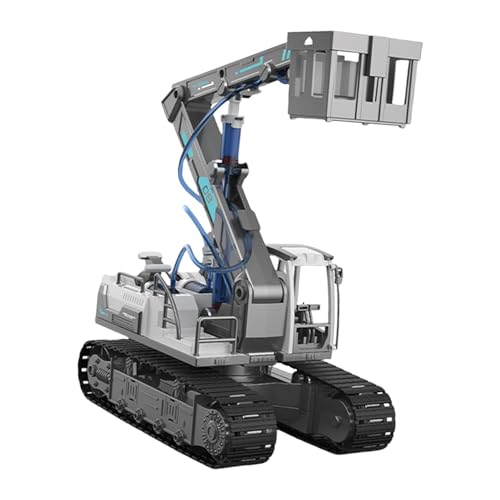 mivceklw Konstruktionsspielzeug mit hydraulischem Mechanismus, Design von Raupenfahrzeugen, Konstruktionsspielzeug für Konstruktion, Konstruktionsspielzeug von mivceklw