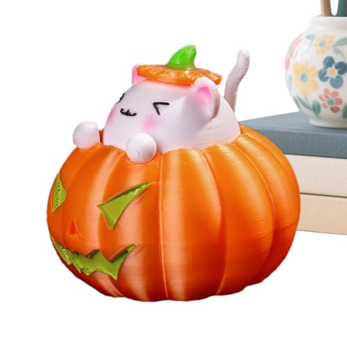 mivceklw Kürbis Stressball - Halloween Spielzeug Zum Drücken | Katzen Deko Aus Harz Für Schulpreise Kinder Geschenkbeutel Belohnungen Karneval mivceklw Kürbis Stressball - Halloween Spielzeug Zum Drücken | Katzen Deko Aus Harz Für Schulpreise Kinder Geschenkbeutel Belohnungen Karneval von mivceklw
