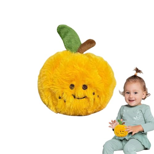 mivceklw Orange Plush, Peelable Tangerine Stress Relief, süßes Frucht-Spielzeug für Kinder, Mädchen & , weiches und lustiges Sensory Toy von mivceklw