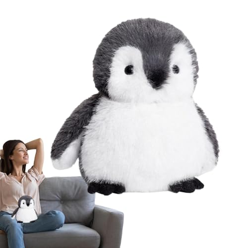 mivceklw Penguin Plush Doll, Soft Penguin Plushie, Cuddly Penguin Stuffed Animal, 8 Zoll Penguin Plush, Stuffed Animal Figur mit entzückendem Penguin Design für , Mädchen und Jugendliche (1 von mivceklw