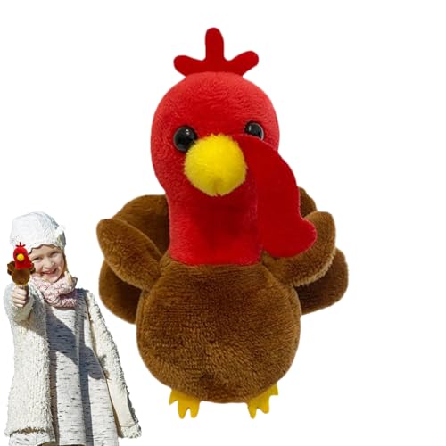 mivceklw Plüsch-Fingerpuppen,Fingerpuppe - Türkei Puppe Stofftier Handpuppe - Lesestütze zum Geschichtenerzählen für Kinder, Mädchen und, interaktives Spielzeug für Shows, Spielschulen mivceklw Plüsch-Fingerpuppen,Fingerpuppe - Türkei Puppe Stofftier Handpuppe - Lesestütze zum Geschichtenerzählen für Kinder, Mädchen und, interaktives Spielzeug für Shows, Spielschulen von mivceklw
