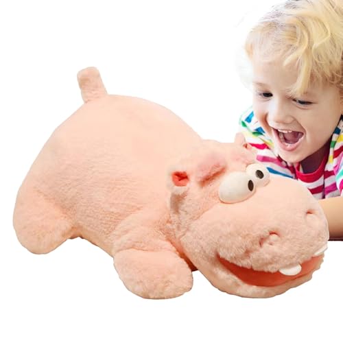 mivceklw Stuffed Hippo Doll, Soft Animal Doll, Hippo Plush Toy, Hugging Hippo Pillow with Soft and Cuddly Design for Gifting and Decorative Purposes in Any Living Space (1 Piece) von mivceklw