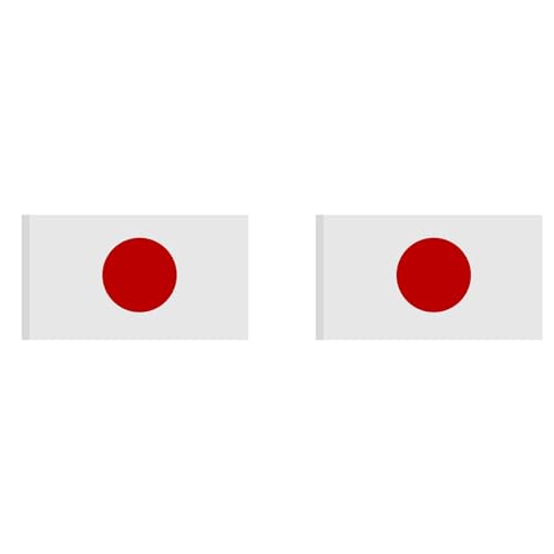 moctuntyrp 2X Flagge Japan Japanisch Polyester Aussen Flagge Herzlichen Glueckwunsch 90 x 150cm von moctuntyrp