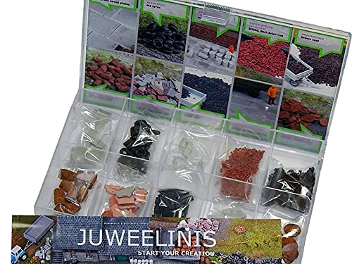 Juweela 21263 - Sortimentbox Diorama, 10x Mini-Juweelas, Spur TT, 1:120 von modellbahn-exklusiv