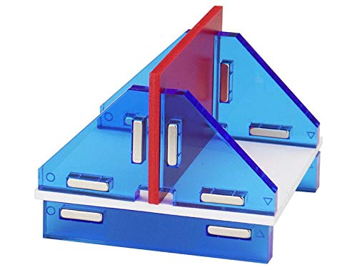 Modellbau Winkelset 180° Grad, magnetische Verbindungshilfe Klebehilfe von modellbahn-exklusiv