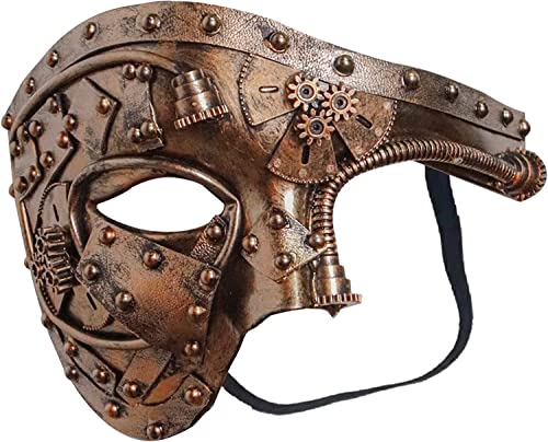 molezu Steampunk Phantom Maschine Venezianische Maske Halloween Kostüm Party/Mardi Gras Ball Maske von molezu