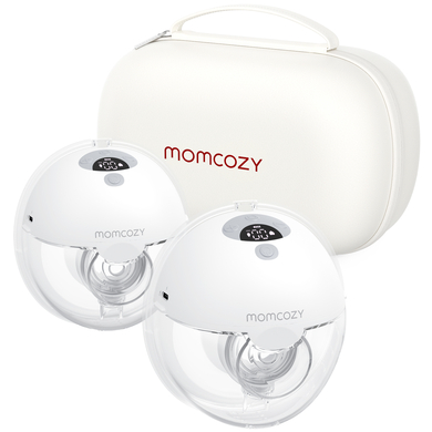 momcozy Doppelmilchpumpe tragbar M5, grau von momcozy