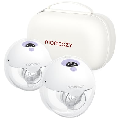 momcozy Doppelmilchpumpe tragbar M5, lila von momcozy