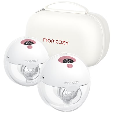 momcozy Doppelmilchpumpe tragbar M5, maroon von momcozy