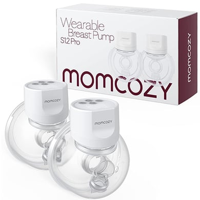 momcozy Doppelmilchpumpe tragbar S12 Pro, weiß von momcozy