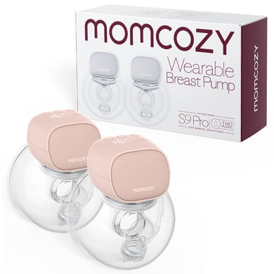 momcozy Doppelmilchpumpe tragbar S9 Pro, rosa von momcozy