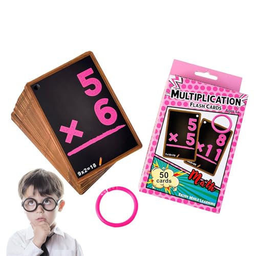 moonyan Mathe-Lernkarten Kindergarten,Mathe-Lernkarten - Additions- und Subtraktions-Lernkarten,Karteikarten, insgesamt 50 Karten, Mathematikkarte für den Kindergarten für Kinder von moonyan