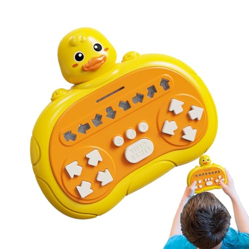 moonyan Schnelles Push-Spiel,Schnelles Push-Spiel - Push-Puzzle-Spielzeug,Pop Toys Handheld-Spiele, niedliches Push-Bubble-Leuchtspiel, Spielzeug zum Stressabbau für Kinder von moonyan