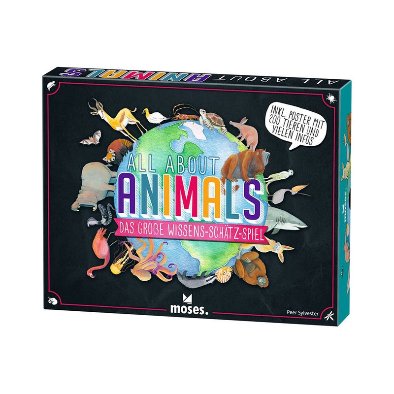 Wissensspiel ALL ABOUT ANIMALS von moses Verlag