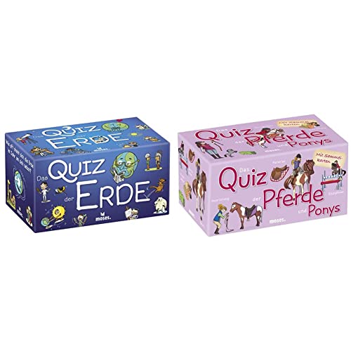 Das Quiz der Erde | Kinderquiz | Für Kinder ab 8 Jahren & Moses 90207 Das Quiz der Pferde und Ponys von moses