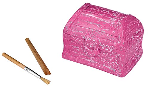 moses 38061 Funkelnde Juwelen zum Ausgraben | Schatztruhe Ausgrabungsset für Kinder, pink, M von moses