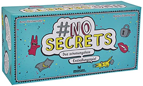 Moses 90311 no Secrets | Das schonungslose Enthüllungsspiel | Partyspiel ab 14 Jahren, Mehrfarbig von moses