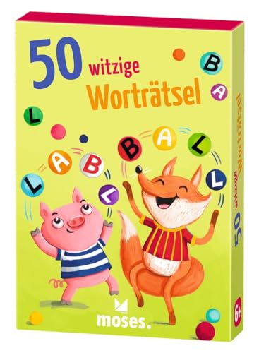 50 witzige Worträtsel (50 Karten) von moses