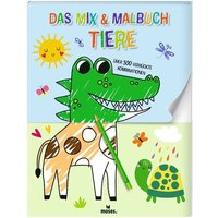 MOSES. VERLAG 53034 Das Mix & Malbuch Tiere von moses