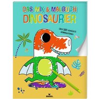 MOSES. VERLAG 53041 Das Mix & Malbuch Dinosaurier von moses