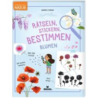 MOSES. VERLAG 53164 Expedition Natur Rätseln, Stickern, Bestimmen - Blumen von moses