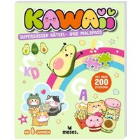 MOSES. VERLAG 53263 KAWAII Supersüßer Rätsel- und Malspaß von moses