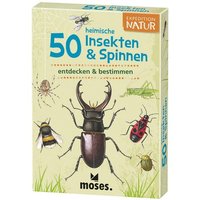 MOSES. VERLAG 9723 Expedition Natur 50 heimische Insekten & Spinnen von moses