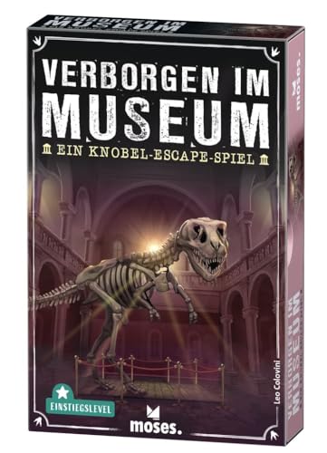 moses. Verborgen im Museum - EIN Knobel-Escape-Spiel, Escape-Game für Familien und Einsteiger, Escape-Spiel für 1-4 Spieler ab 12 Jahren von moses