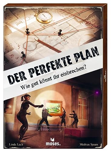 moses. Der perfekte Plan - EIN kooperatives Escape Spiel, Exit Game für Meisterdiebe, Escape Room Spiel für 2-6 Spieler, Krimispiel ab 14 Jahre von moses