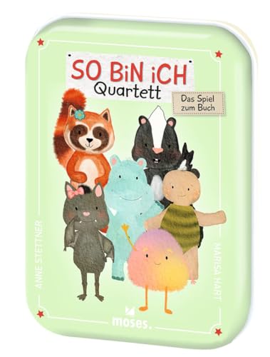 moses 90604 Quartett, Das Spiel zum Kinderbuch von Marisa Hart, Für Kinder ab 4 Jahren, Yellow von moses