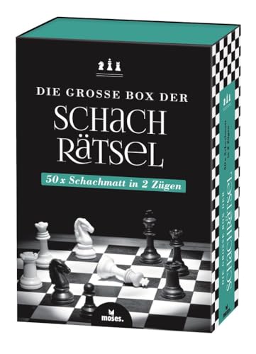 moses. Die Grosse Box der Schachrätsel - 50 x Schachmatt in Zwei Zügen von moses