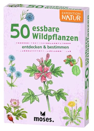 moses. Expedition Natur - 50 essbare Wildpflanzen, Entdeckerkarten zur Bestimmung von Pflanzen, Outdoor-Spielzeug für Kinder ab 6 Jahren, White moses. Expedition Natur - 50 essbare Wildpflanzen, Entdeckerkarten zur Bestimmung von Pflanzen, Outdoor-Spielzeug für Kinder ab 6 Jahren, White von moses