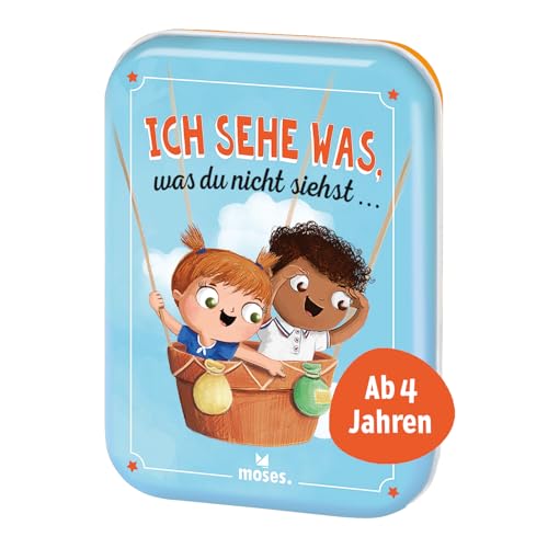 moses. Ich Sehe was, was du Nicht siehst – Suchspiel für Kinder, Spiele-Klassiker für die ganze Familie, Ratespaß für Groß und Klein, Gesellschaftsspiel für Kinder ab 4 Jahren und 2-6 Spieler von moses