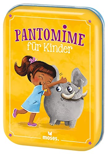 moses. 90391 Pantomime Klassiker für die ganze Familie, Ratespaß für Groß und Klein, Gesellschaftsspiel für Kinder ab 5 Jahren und 4-10 Spielern, Mehrfarbig illustriert von moses