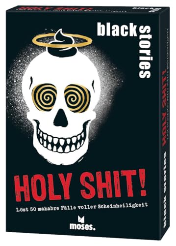 moses. Black Stories Holy Shit! 50 makabre Fälle voller Scheinheiligkeit – rabenschwarzes Rätselspiel rund um absurde & wahre Religionsfällen zum Mitraten, für 2 und mehr Spielende ab 12 Jahren moses. Black Stories Holy Shit! 50 makabre Fälle voller Scheinheiligkeit – rabenschwarzes Rätselspiel rund um absurde & wahre Religionsfällen zum Mitraten, für 2 und mehr Spielende ab 12 Jahren von moses