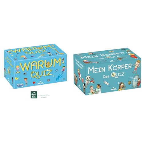 moses. Das Warum-Quiz, Kinder Wissensquiz mit 100 spannenden Warum-Fragen & 90396 Quiz, Kinder Wissensquiz mit 100 spannenden Fragen von moses