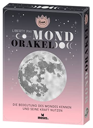 moses. Omm for You Mondorakel – Die Bedeutung des Mondes kennen und Seine Kraft nutzen, Geschenkbox mit 36 Mondorakel-Karten und Begleitbuch, für Astrologie-Interessierte von moses